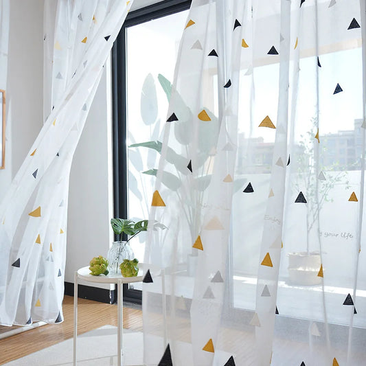 Nordic Style Tulle Curtains