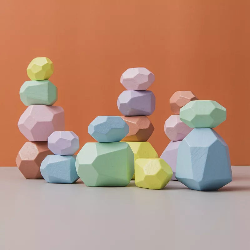 Montessori Building Stone Set