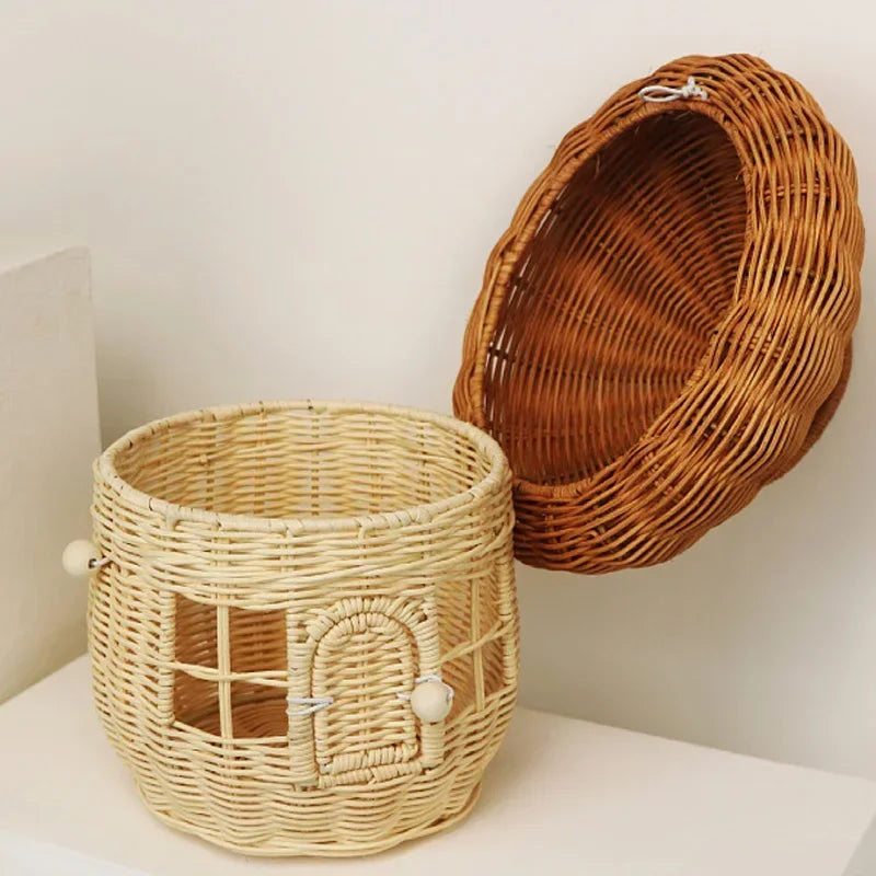 Woven Mushroom Basket