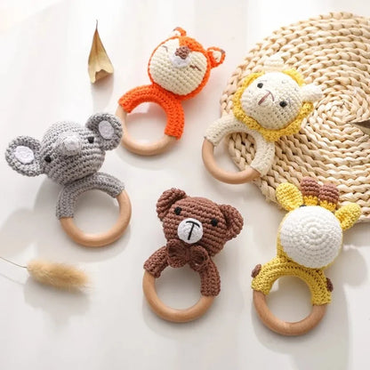 Animal Crochet Rattle Toys