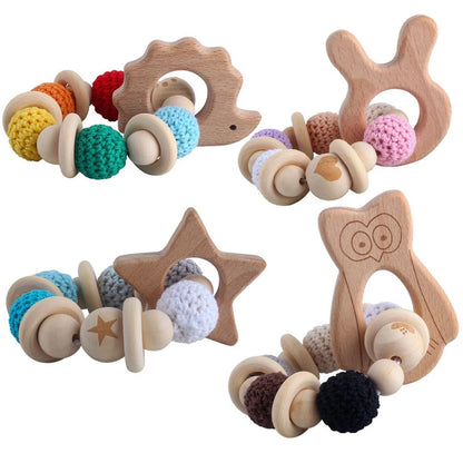 Montessori Wooden Rattle Teether