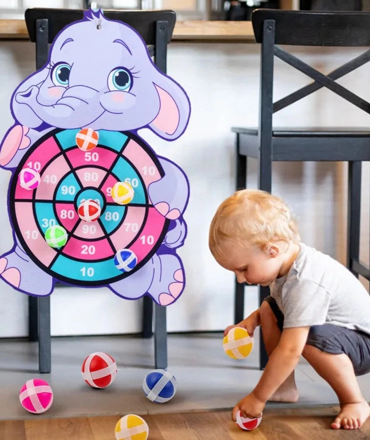 Montessori  Dart Board Sticky Ball