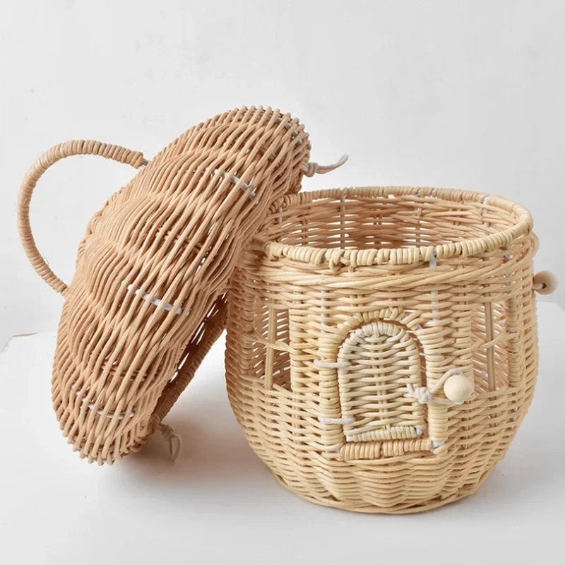 Woven Mushroom Basket