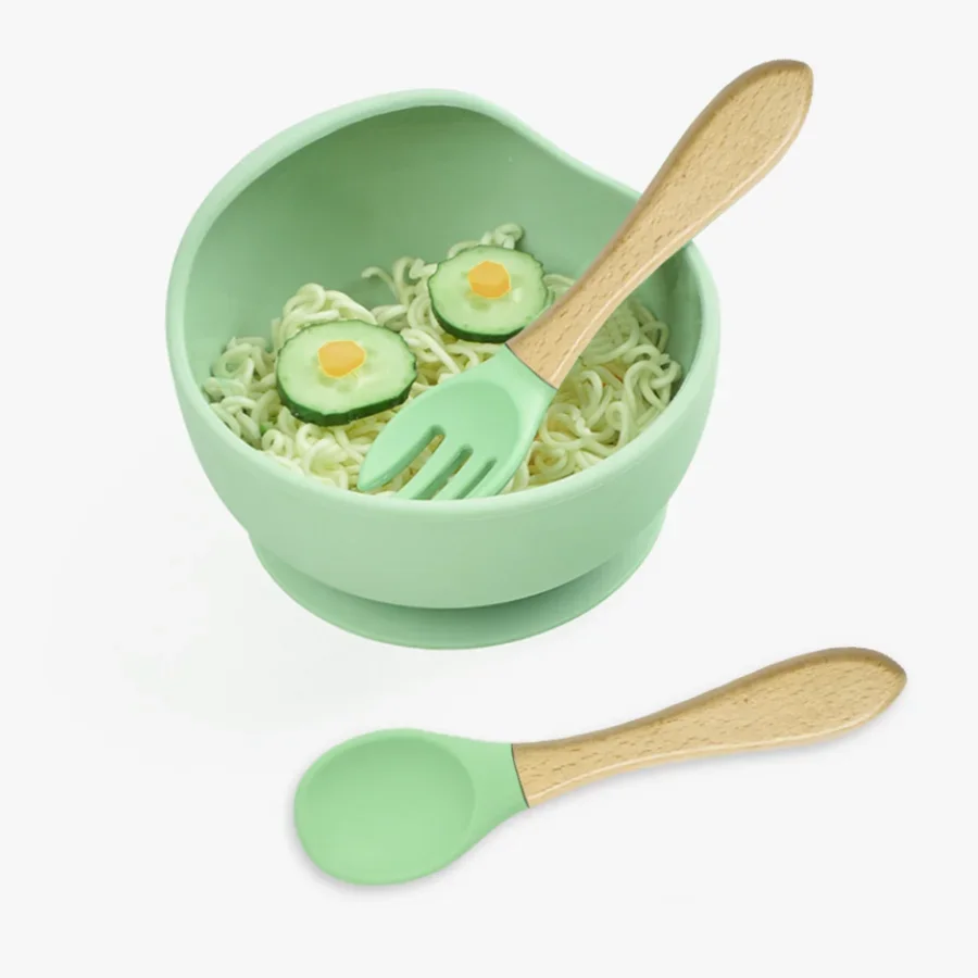 Spill-Proof Silicone Bowl