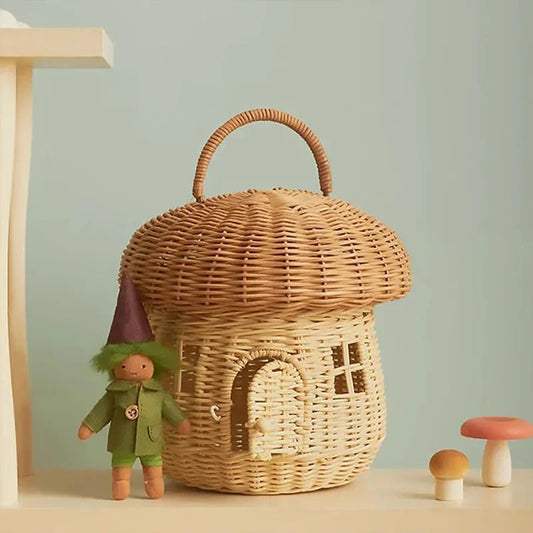 Woven Mushroom Basket