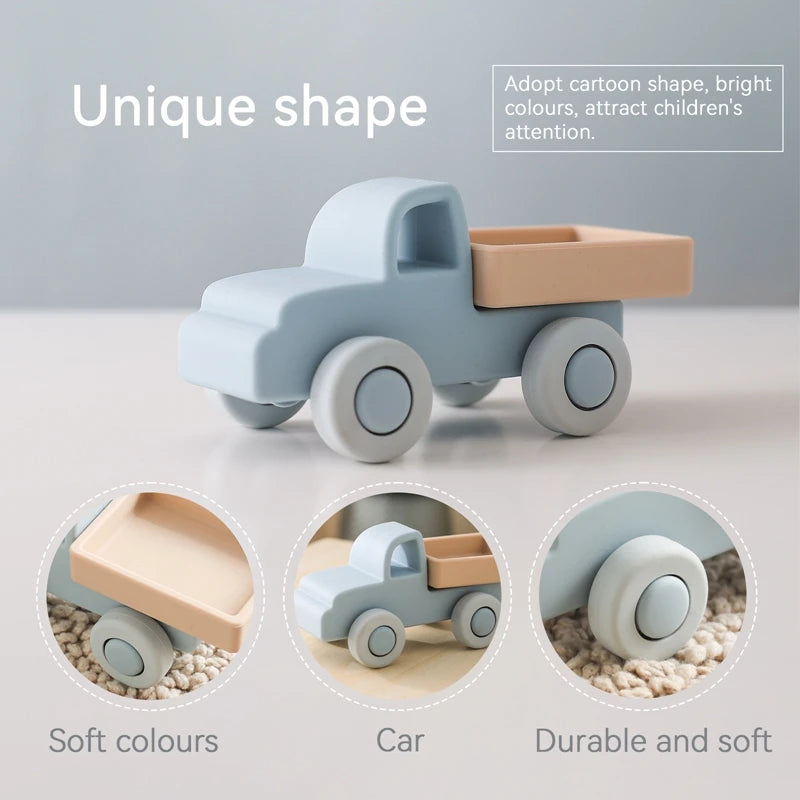 Food Grade Silicone/Wood Car