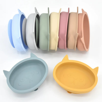 Baby Silicone Feeding Plate